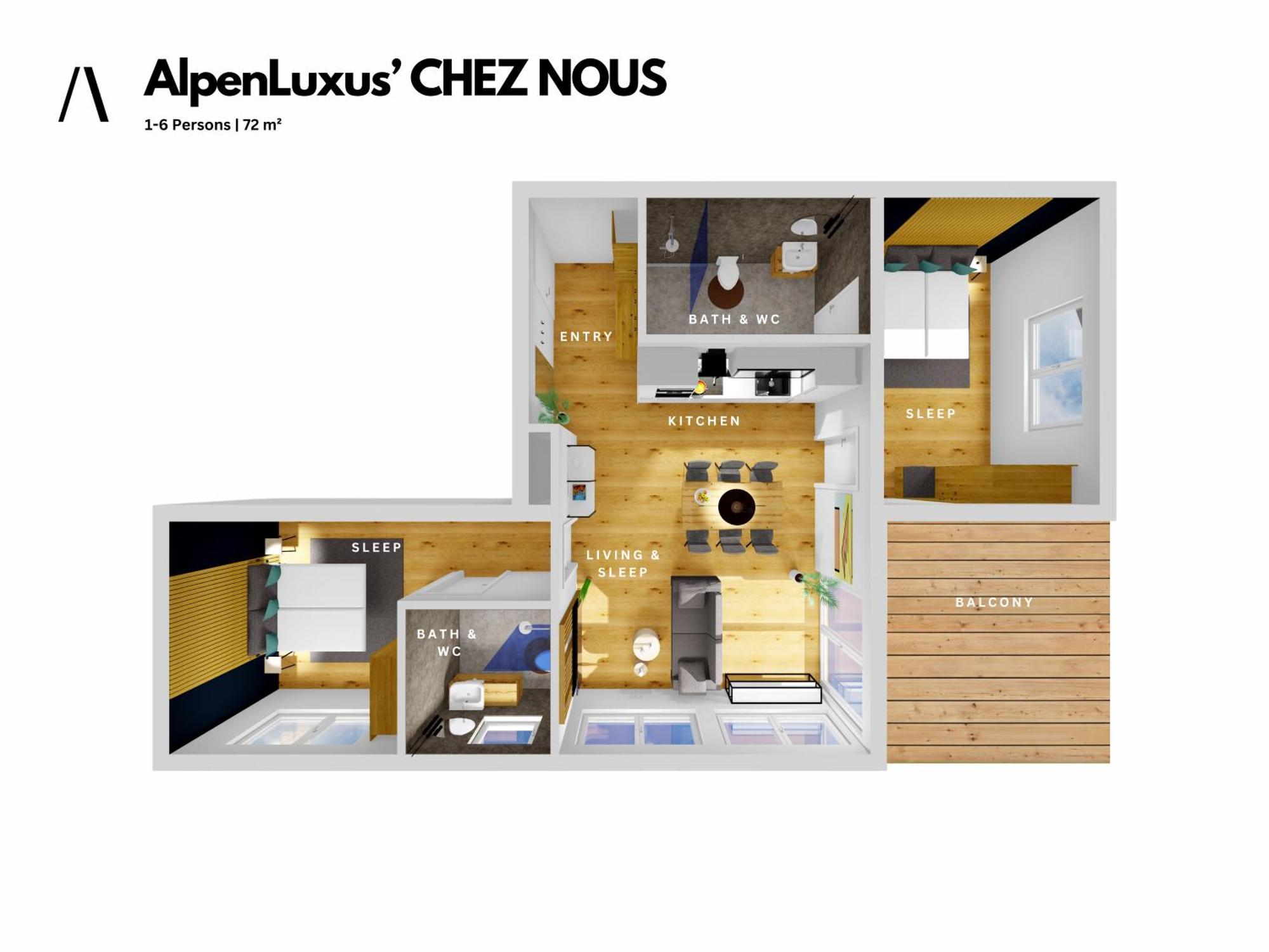 Chez Nous - Balcony Und Car Park By Alpenluxus Appartements Fügen Exterior foto